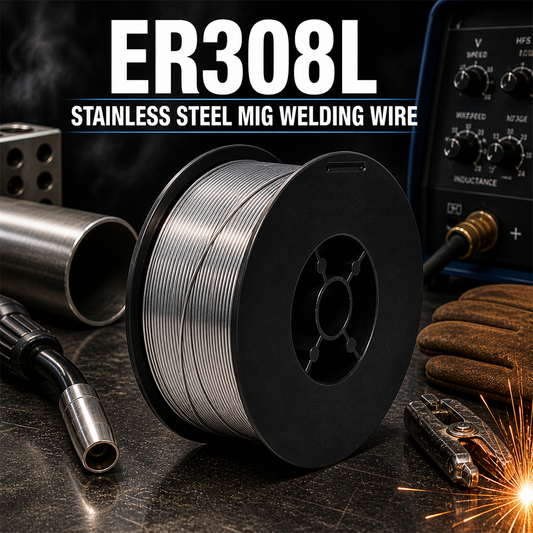AWS ER308L .030 in (0.8 mm) 2 lb (0.9 kg) Spool Stainless MIG Wire