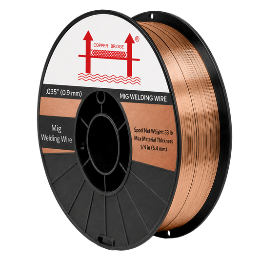 AWS ER70S-6 33 lb (15 kg) Spool Solid MIG Wire