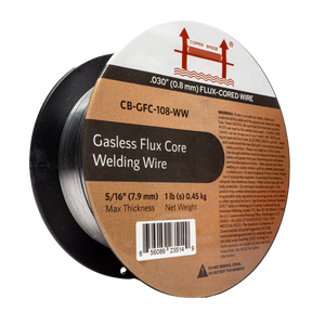 AWS E71T-GS .030 in (0.8 mm) 1 lb (0.5 kg) Spool Gasless Flux-Cored Wire "Innershield Style"