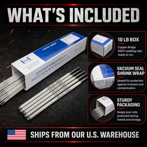 AWS E6011 10 lb (5 kg) Box Stick Welding Electrodes