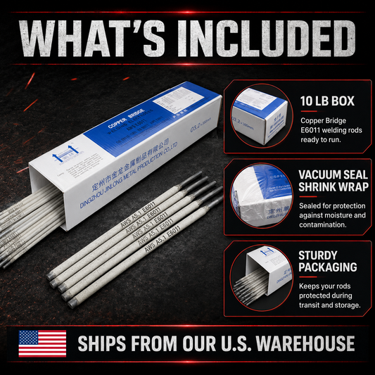 AWS E6011 10 lb (5 kg) Box Stick Welding Electrodes