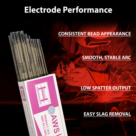 AWS E6013 3/32 in (2.4 mm), 5 lb Box Stick Welding Electrodes