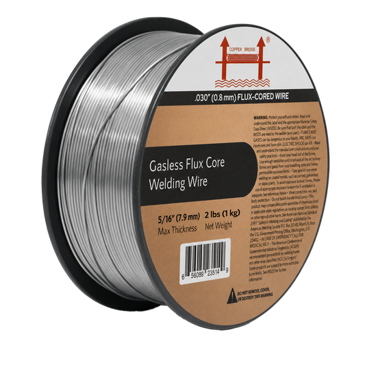 AWS E71T-GS 2 lb (1kg) Spool Gasless Flux-Cored Wire "Innershield Style"