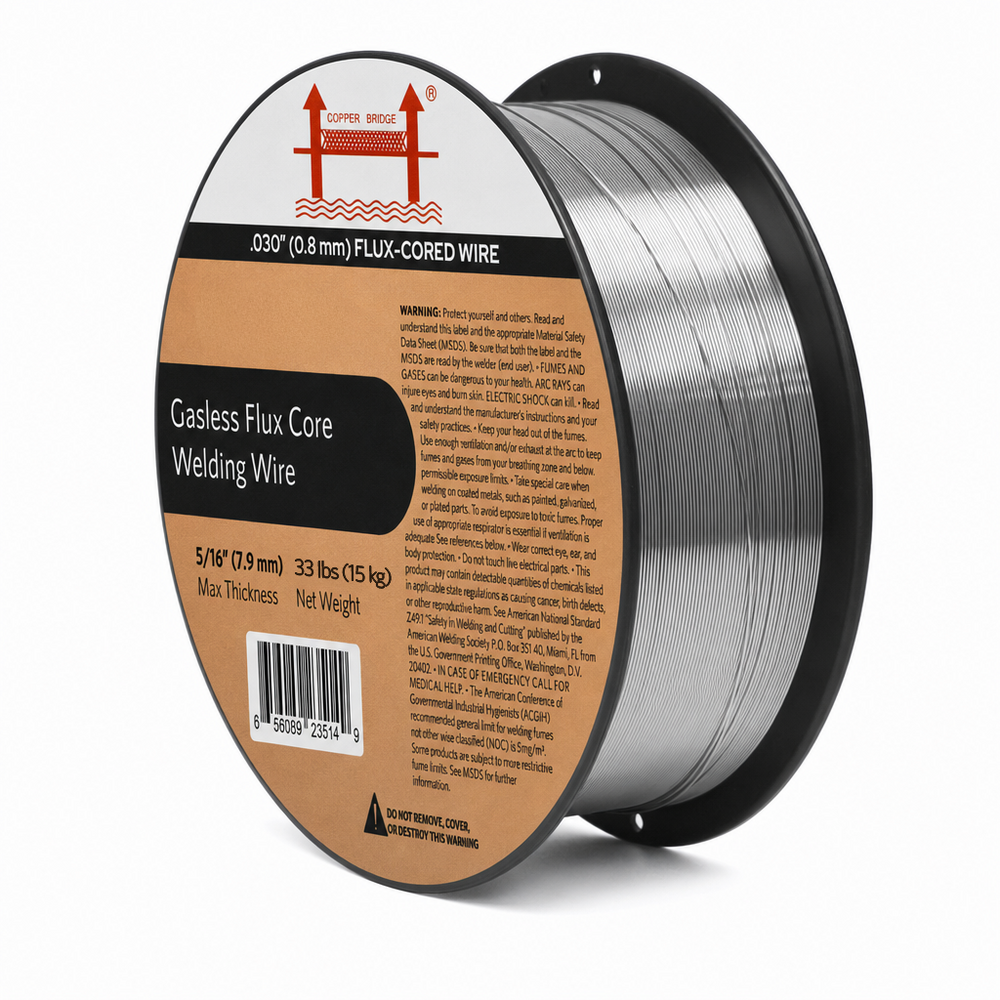 AWS E71T-GS 2 lb (1kg) Spool Gasless Flux-Cored Wire "Innershield Style"