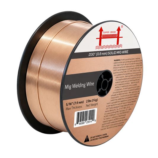 AWS ER70S-6 2 lb (1 kg) Spool Solid MIG Wire