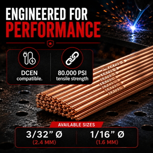 AWS ER70S-6 10 lb (5 kg) Pack TIG Welding Rods