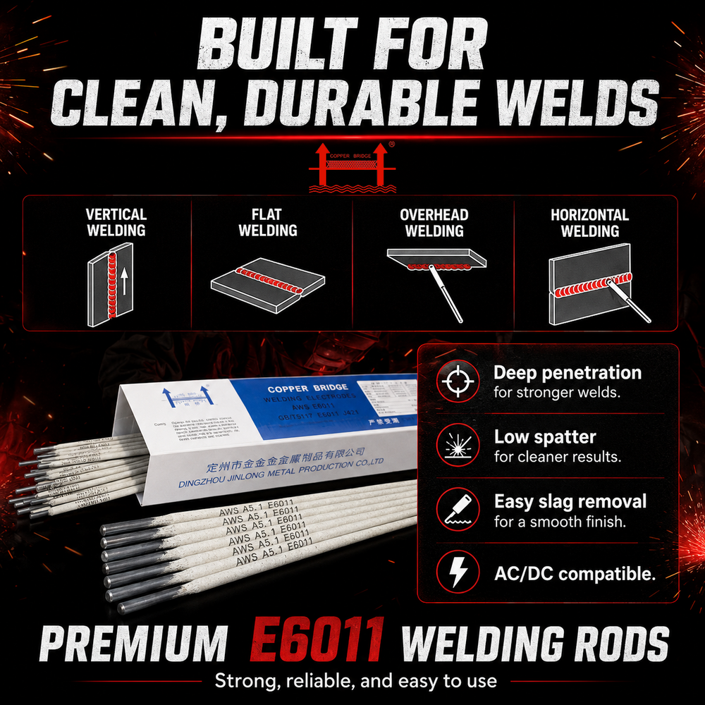 AWS E6011 10 lb (5 kg) Box Stick Welding Electrodes