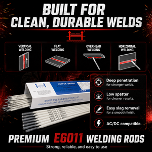 AWS E6011 10 lb (5 kg) Box Stick Welding Electrodes