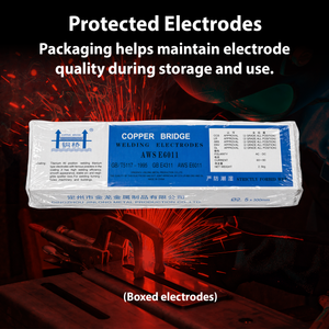 AWS E6011 3/32 in (2.4 mm), 5 lb (2.5 kg) Box Stick Welding Electrodes
