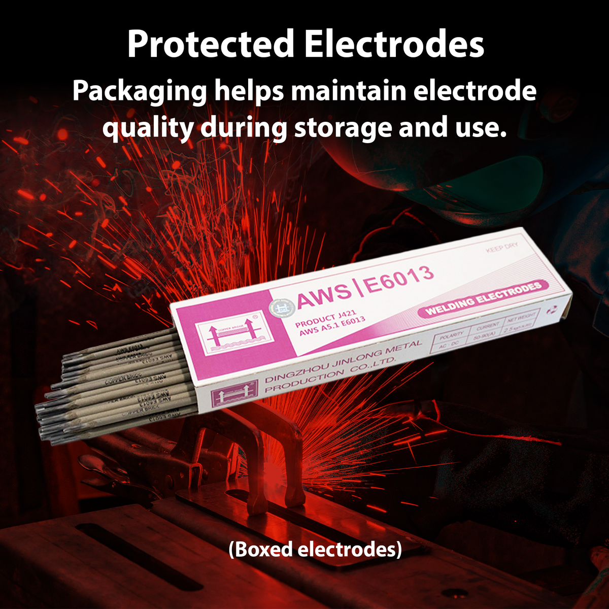 AWS E6013 10 lb (5 kg) Box Stick Welding Electrodes
