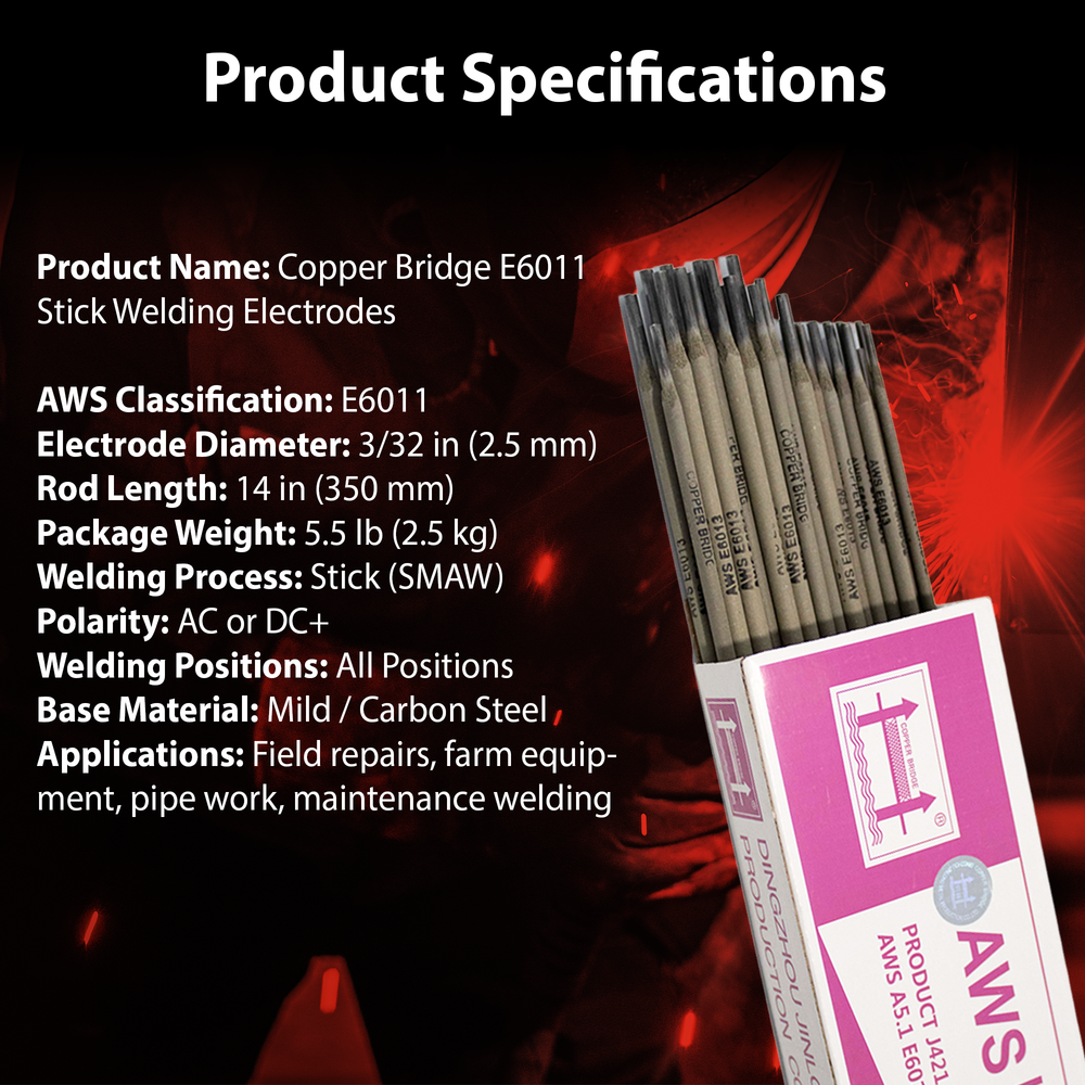 AWS E6013 10 lb (5 kg) Box Stick Welding Electrodes